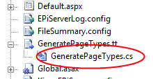 generate page types