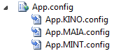 App.config transformation files