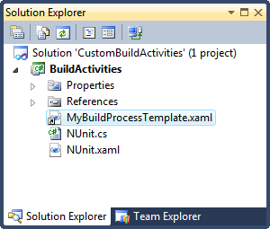add as link in solution explorer