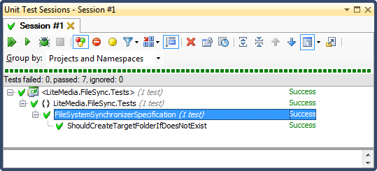 unit test file system operations