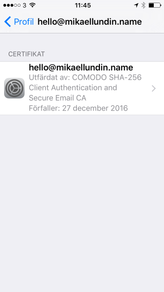 ios profile certificate